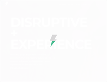 Tablet Screenshot of disruptiveexperience.com